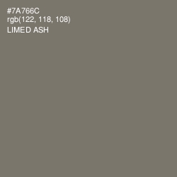 #7A766C - Limed Ash Color Image